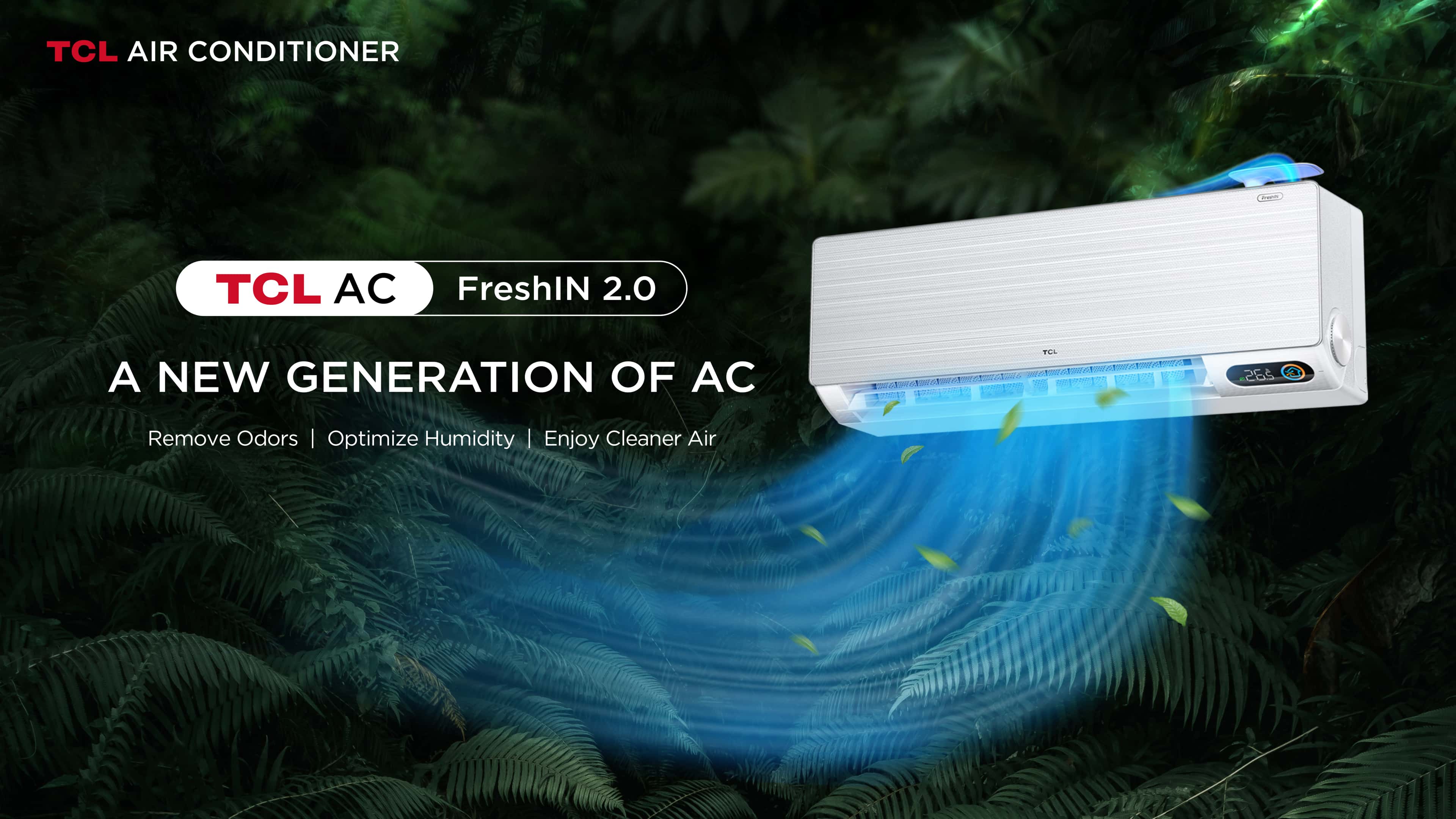 Acondicionador de aire FreshIN Series 2.0 de TCL