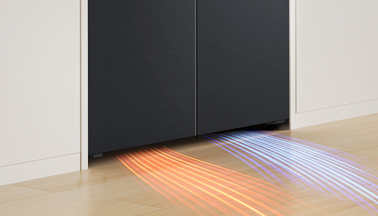 TCL Refrigerator C521CD Bottom Heat Dissipation 