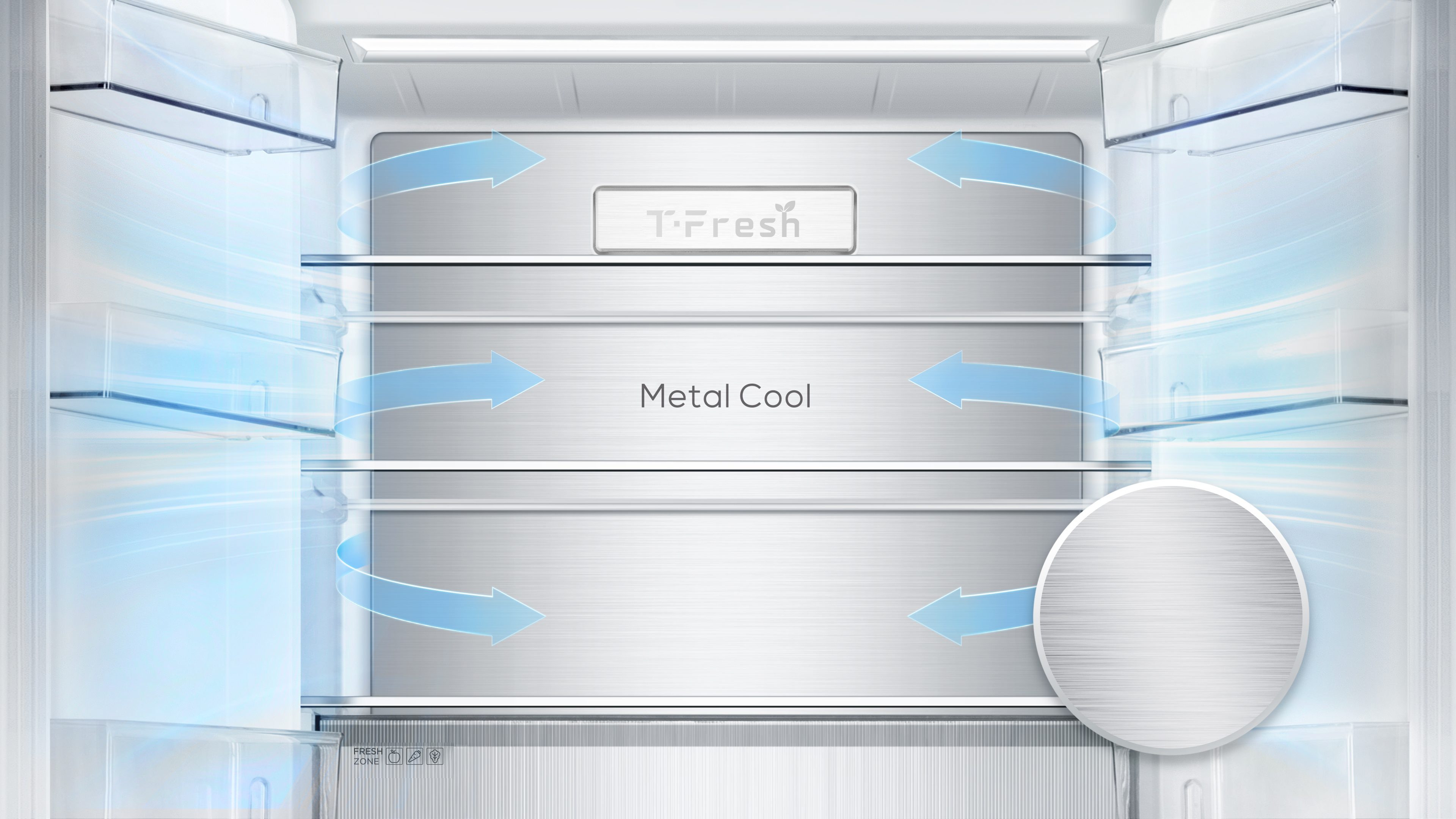 C521CD Refrigerator Deliver cool & freshness faster