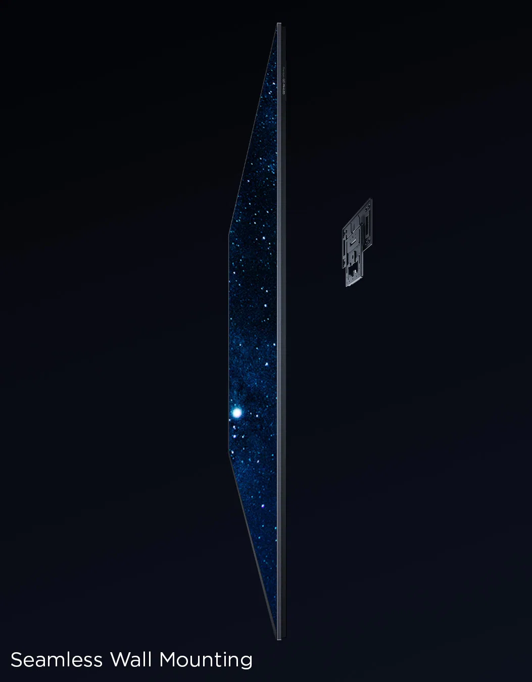 TCL C6KS with seamless wall mounting