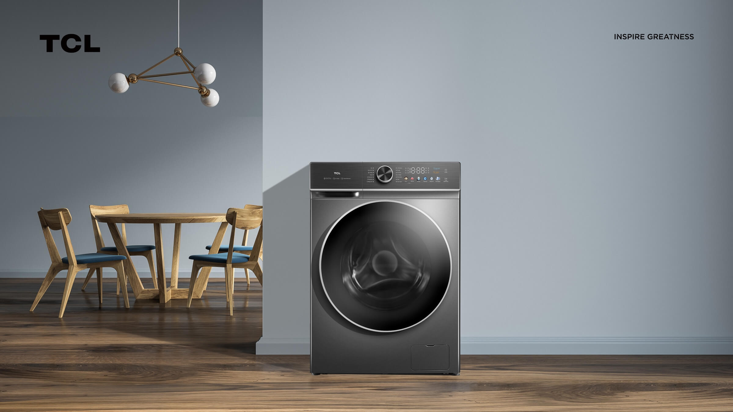 TCL C13110WDG Washer and Dryer lifestyle