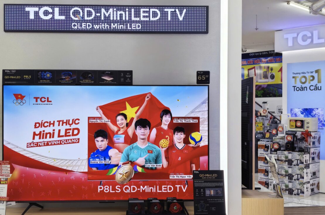 TCL P8LS dong hanh Asiad 2026