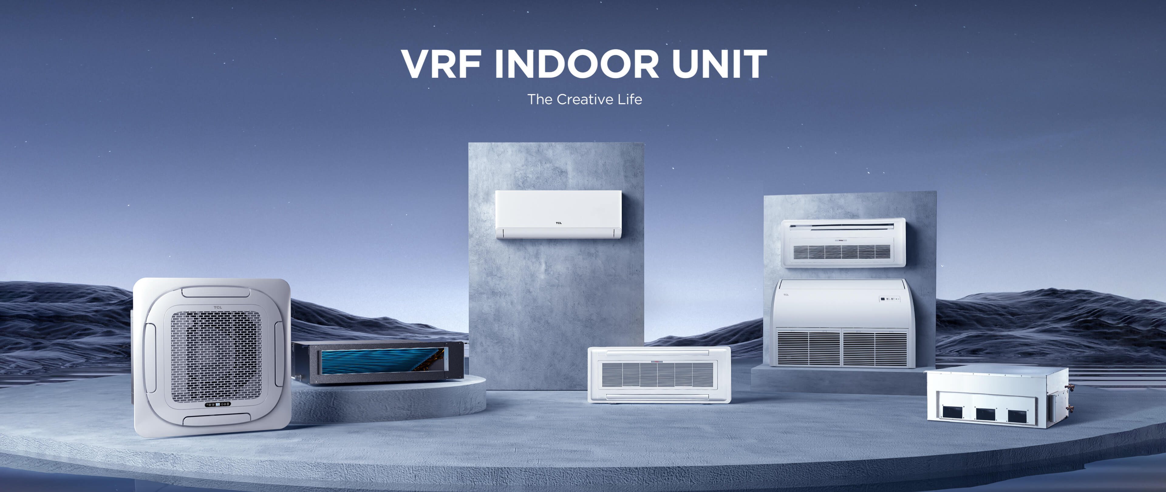 TCL VRF Indoor Unit 360° Cassette Multi-Zone Wi-Fi