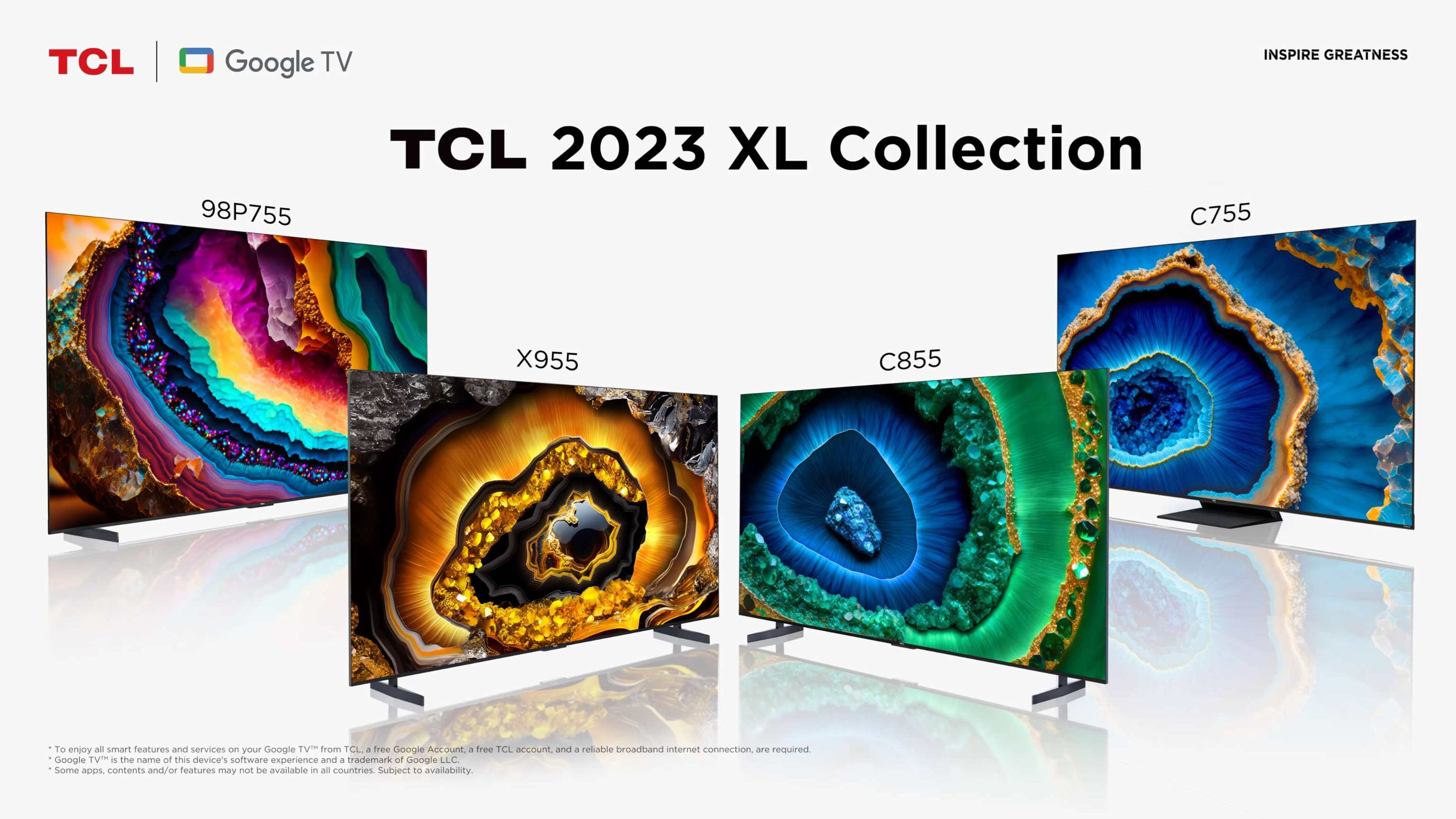 TCL Unveils Latest Extra Large Premium QD-Mini LED TV Line up and Smart Home Appliances to Transform Home Entertainment and Inspire Greatness Globally
