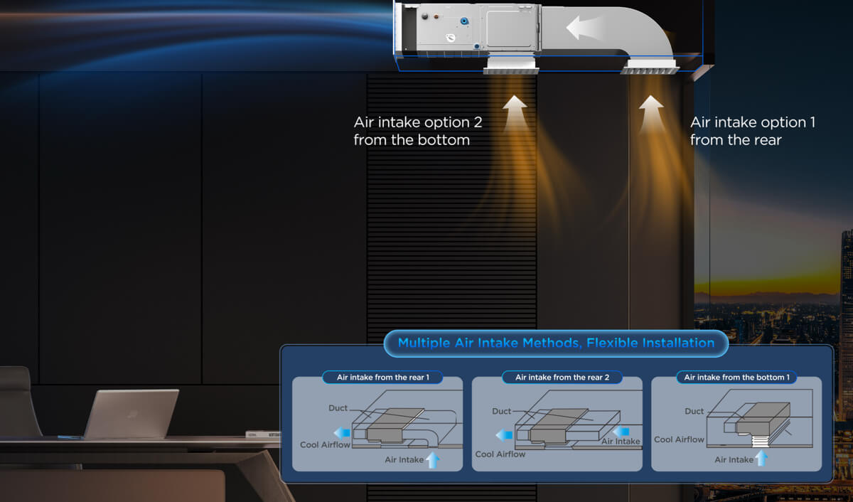 OPTIONAL FRESH AIR INTAKE