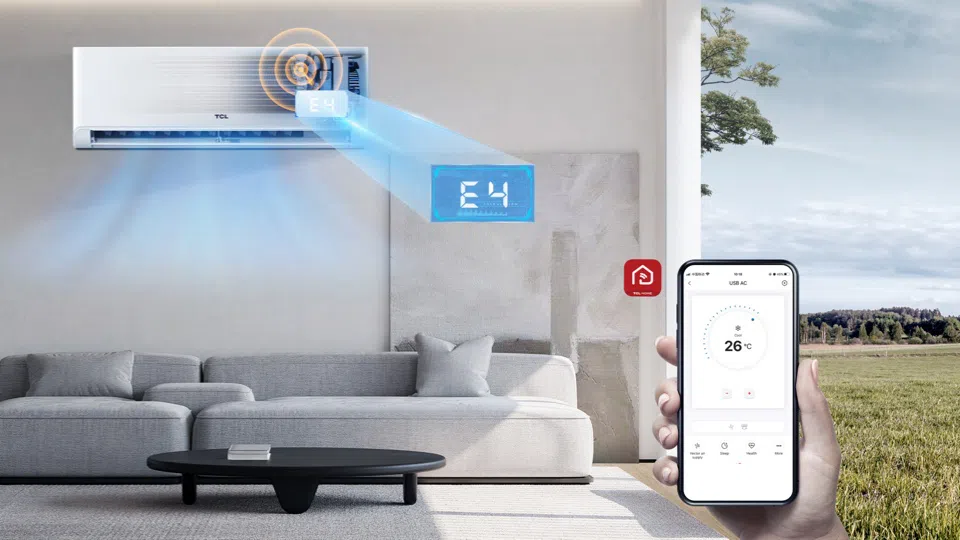 التشخيص الذاتي وتذكير تسرب المبرد من BreezeIN AC