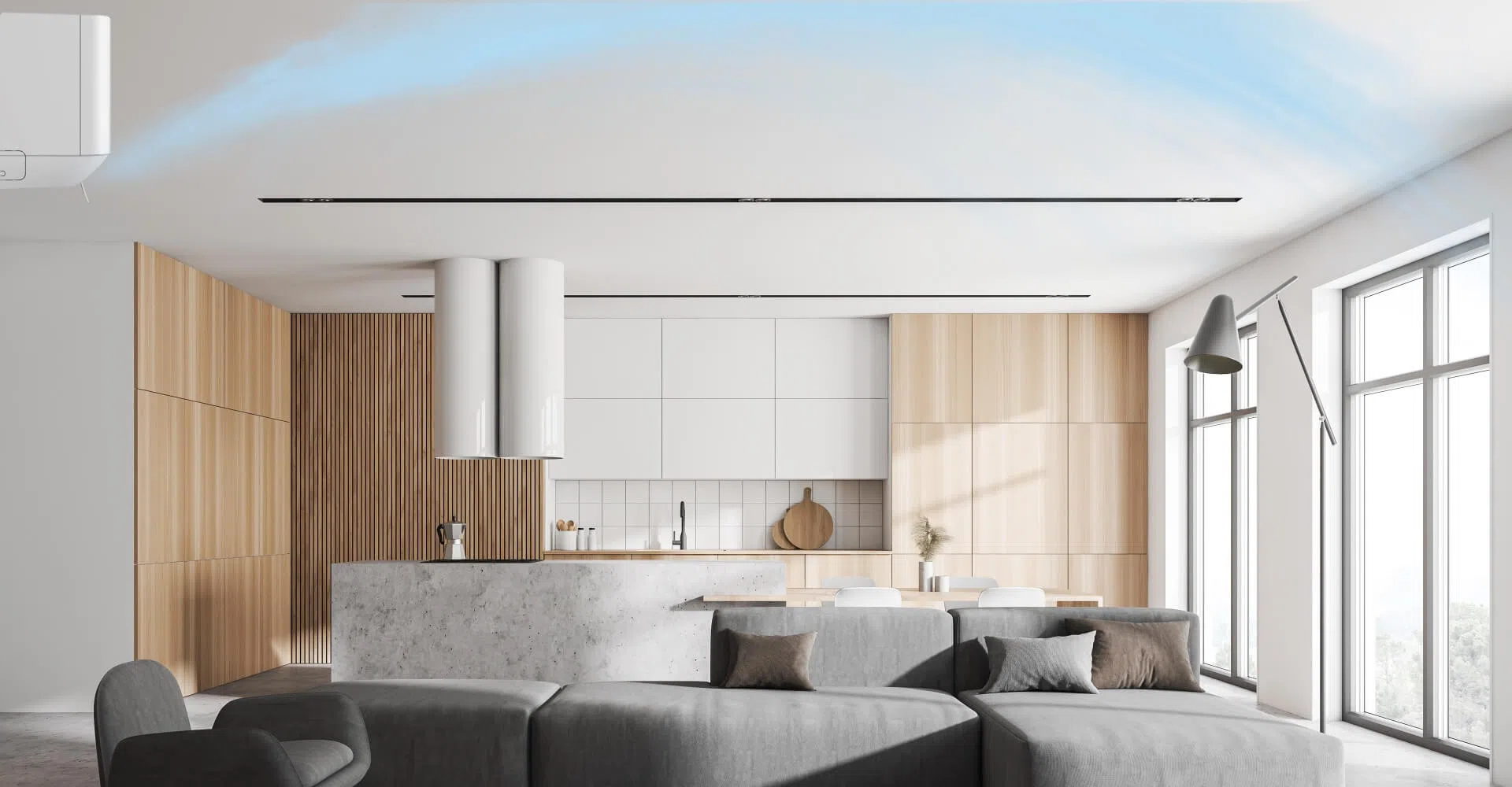 تبريد على شكل دش من مكيف الهواء TCL BreezeIN