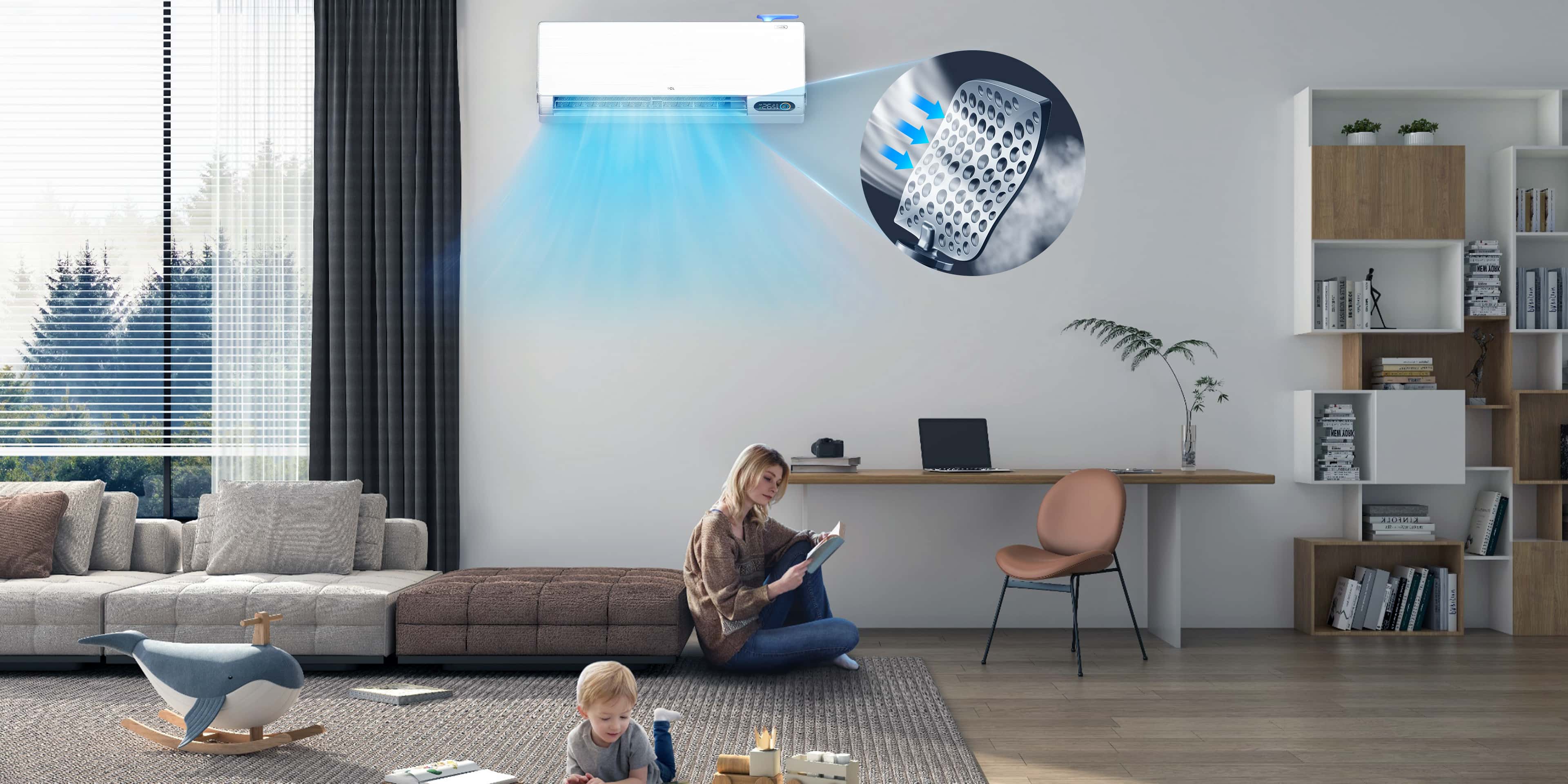 TCL FreshIN 2.0 AC Cooling without direct wind