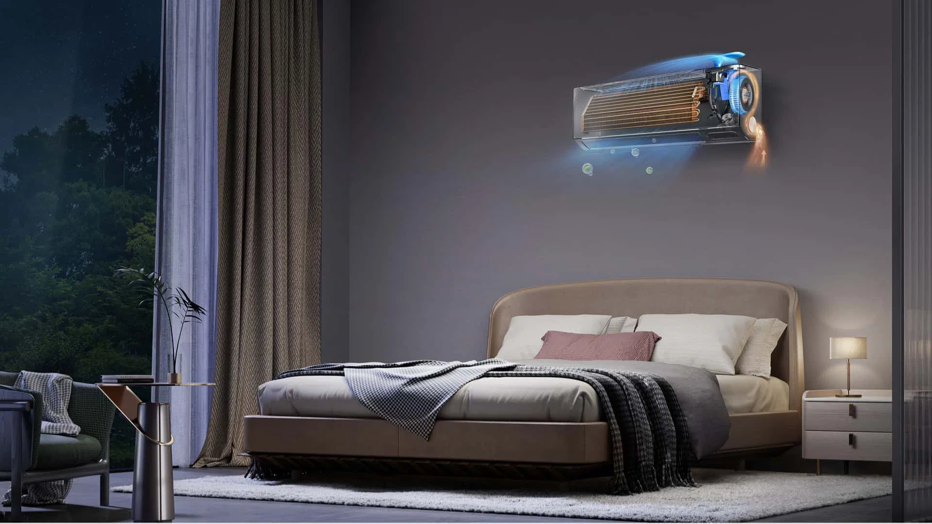 TAC-12HRID/XF(SW) / TACO-12HID/XF(SW) (X-FRESH II) TCL FreshIN 2.0 AC Internal Air Purification Mode