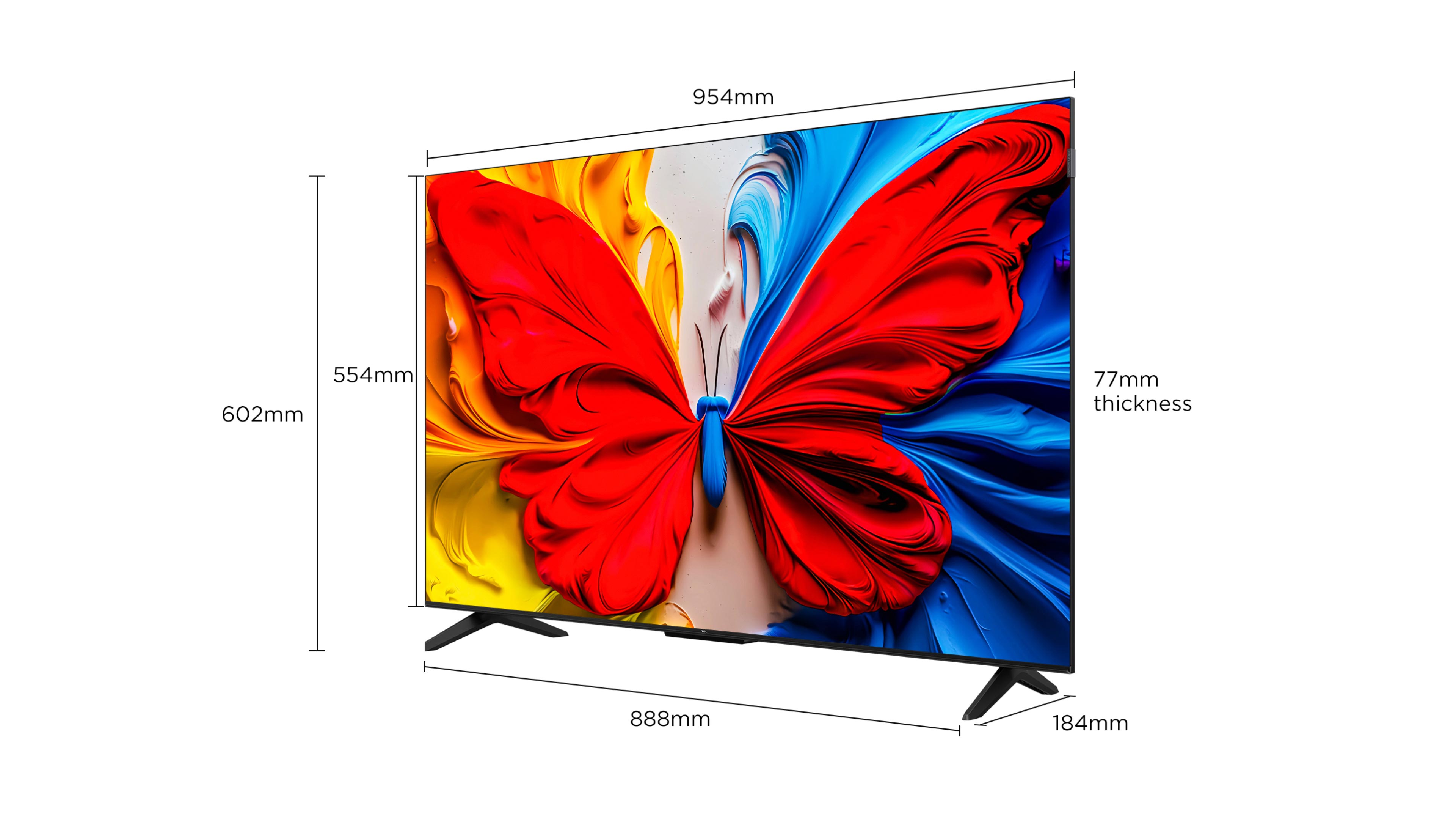 TCL G50K QLED TV Screen Size from 32“ to 50"