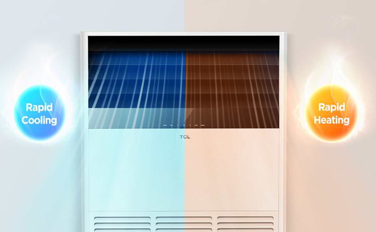 乐竟体育 CAC Floor Standing AC with Rapid cooling and heating