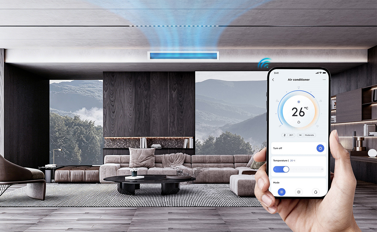 TCL High ESP Duct Light Commercial AC Wi-Fi Control 