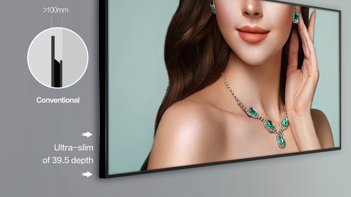 TCL P60 Slim design makes the best of space