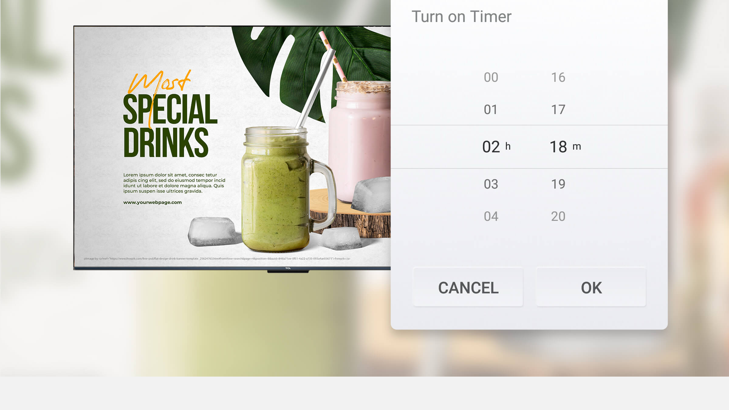 TCL TEN Series Digital Signage Scheduled Power On/Off