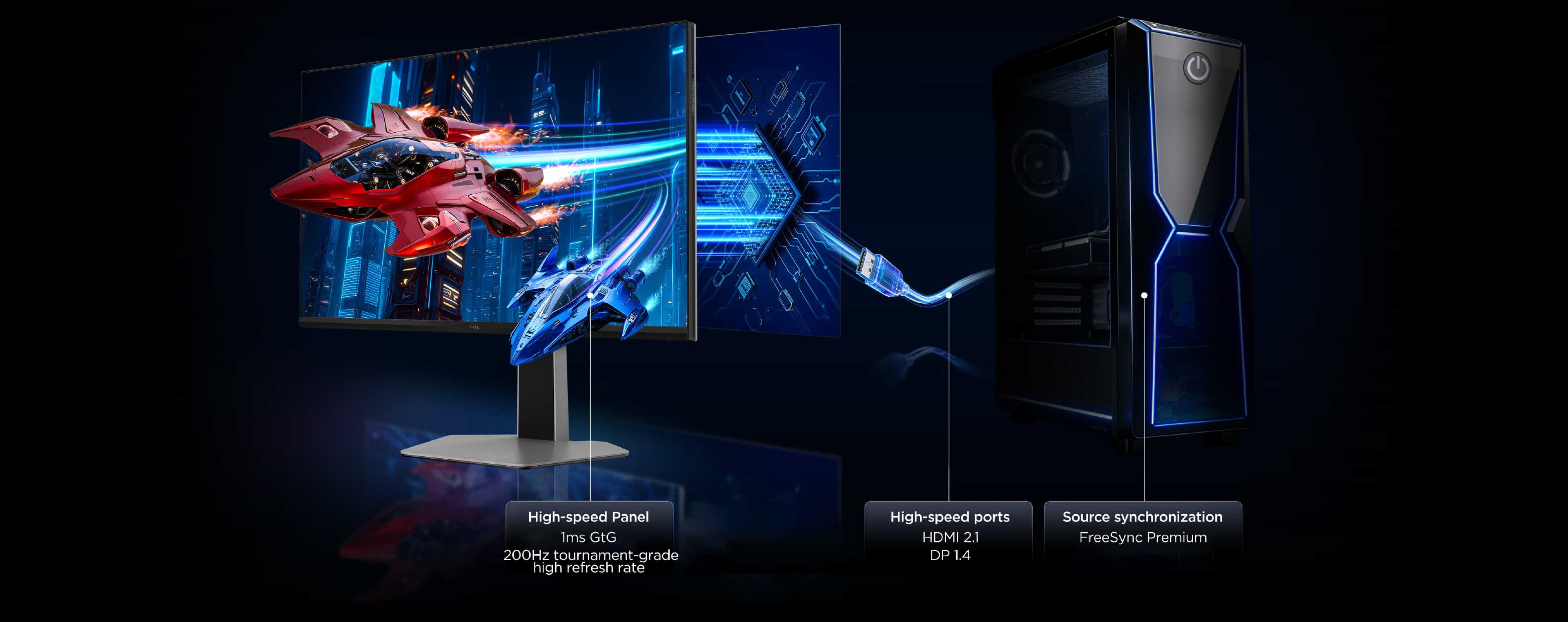 TCL 27P2A 200Hz Mini LED Gaming Monitor with Lower Latency