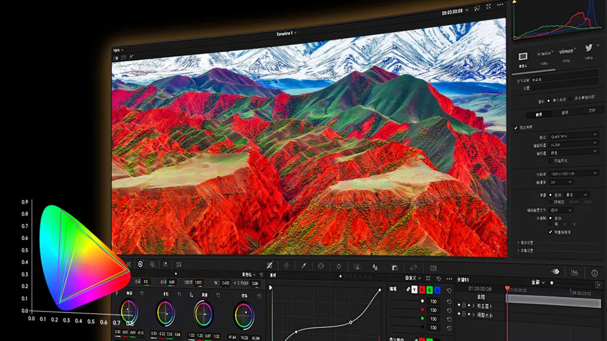 TCL 27R73Q Monitor ΔE<2 professional color accuracy
