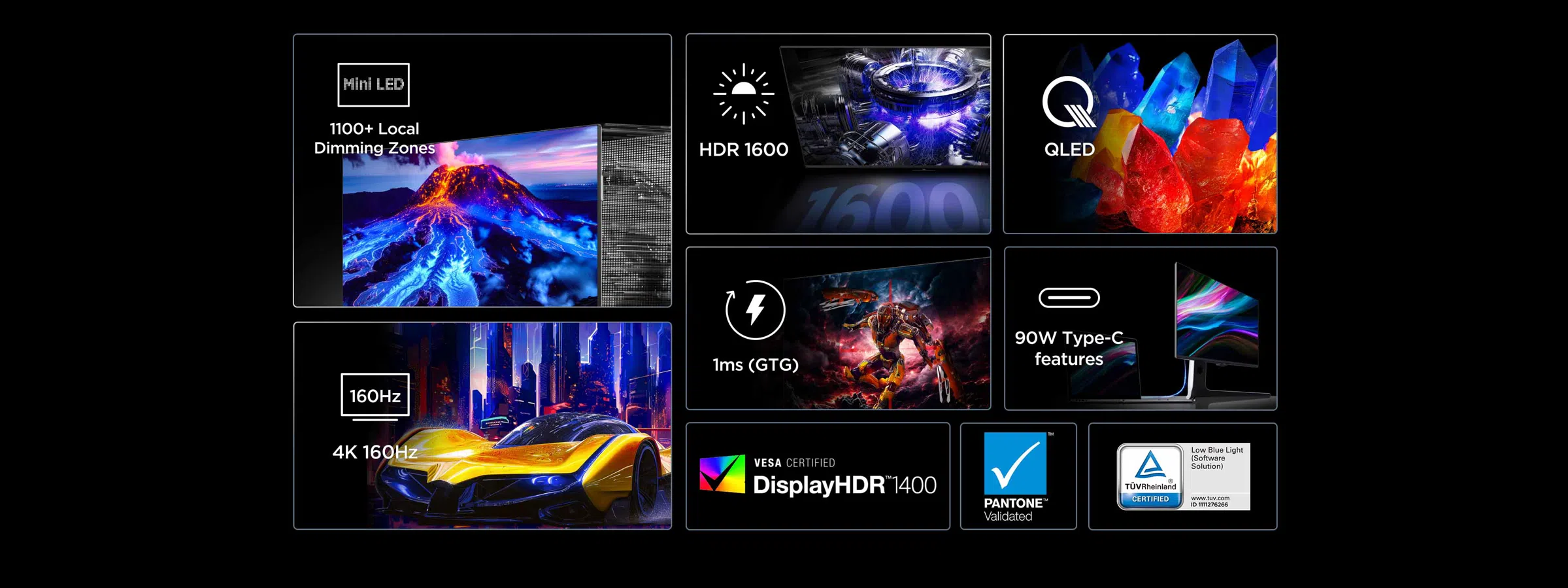 TCL 27R83U Monitor Top Features