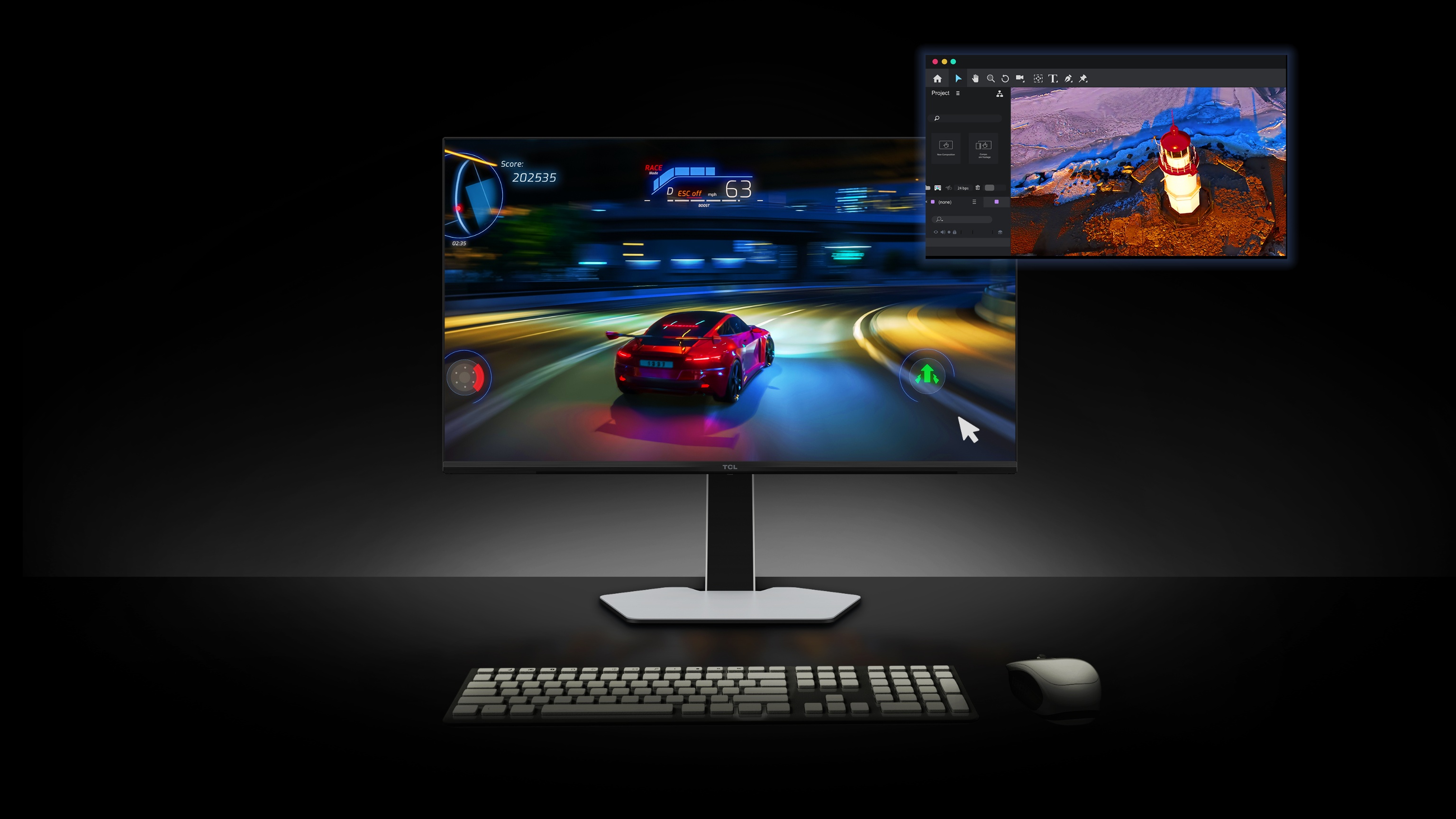 Monitors-TCL 32R84 QD-MiniLED Monitor | TCL Japan TCL 32R84 量子