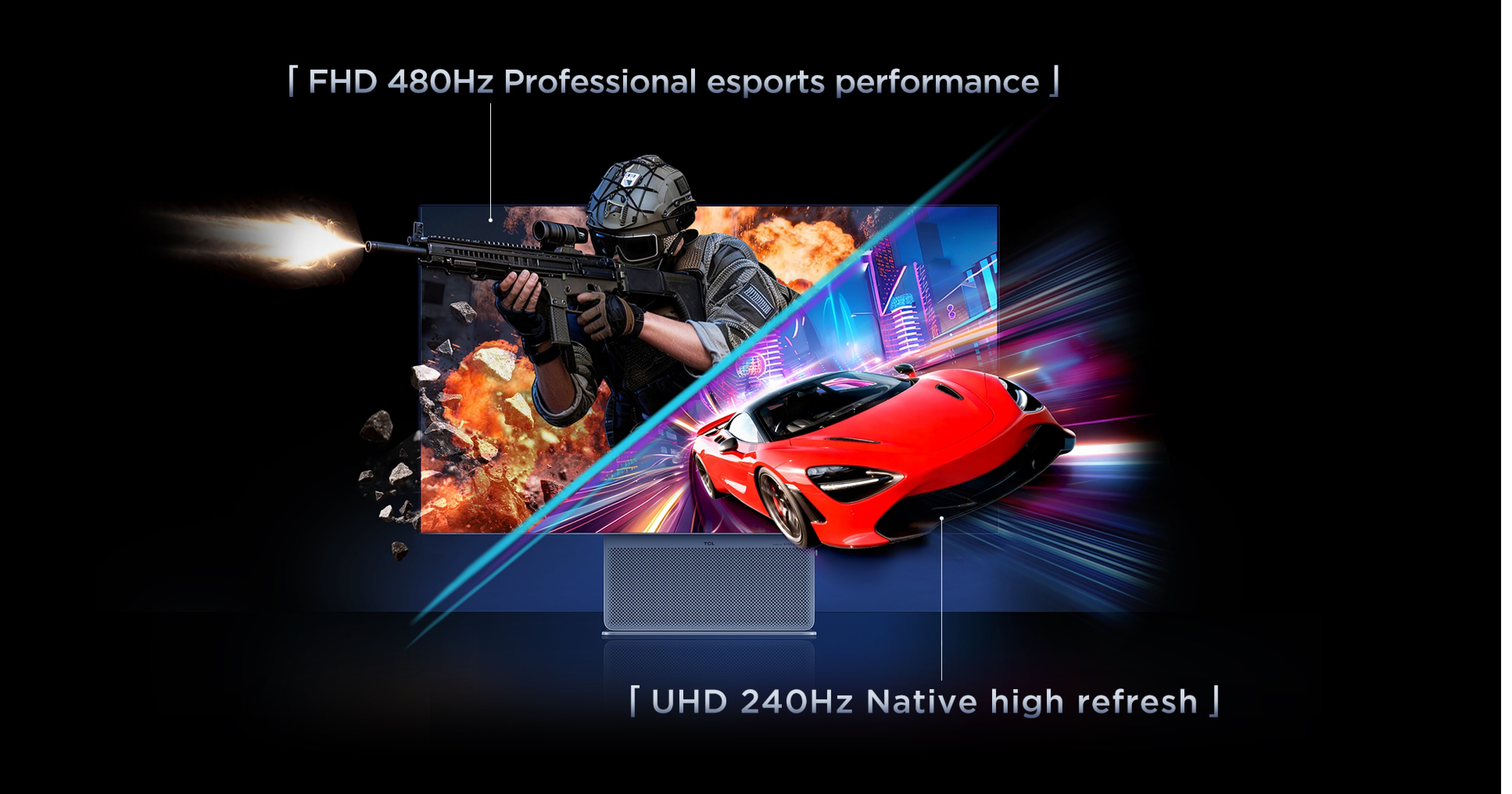 TCL 32X3A Monitor Dual-Mode Ultra-High Refresh Rate