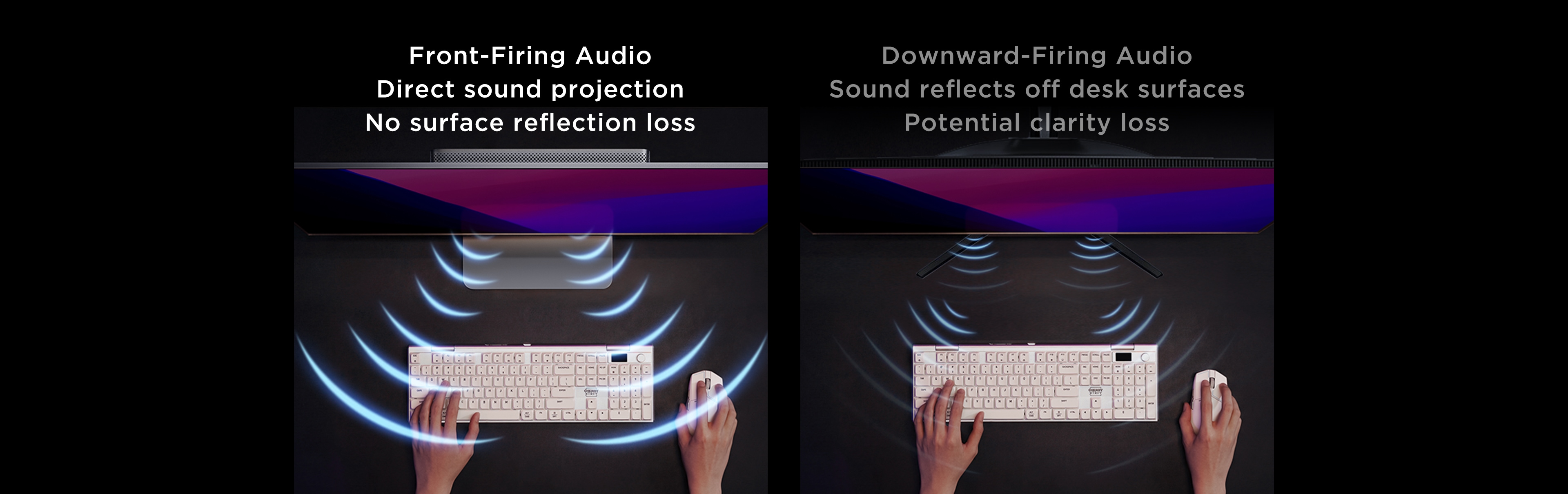 TCL 32X3A 32 Inch Monitor Front-Firing Sound Vs Conventional 