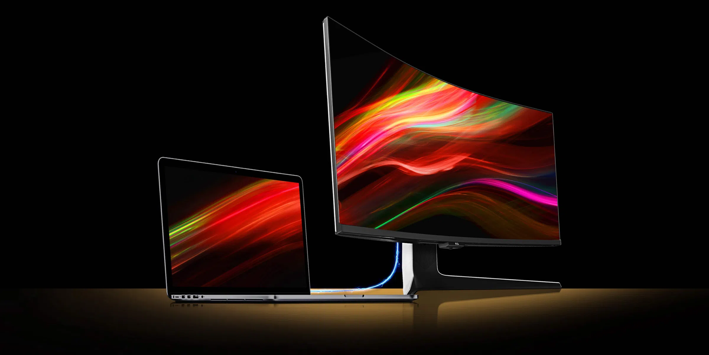 TCL 34R83Q Monitor full-featured 90W Type-C