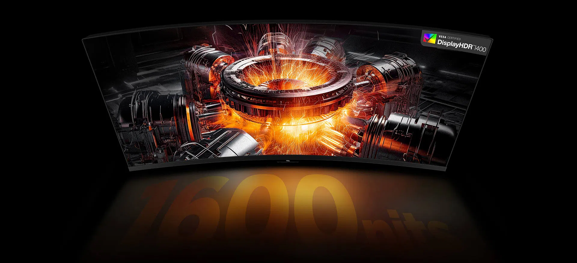 TCL 34R83Q Monitor 1600 nits top level professional HDR certification