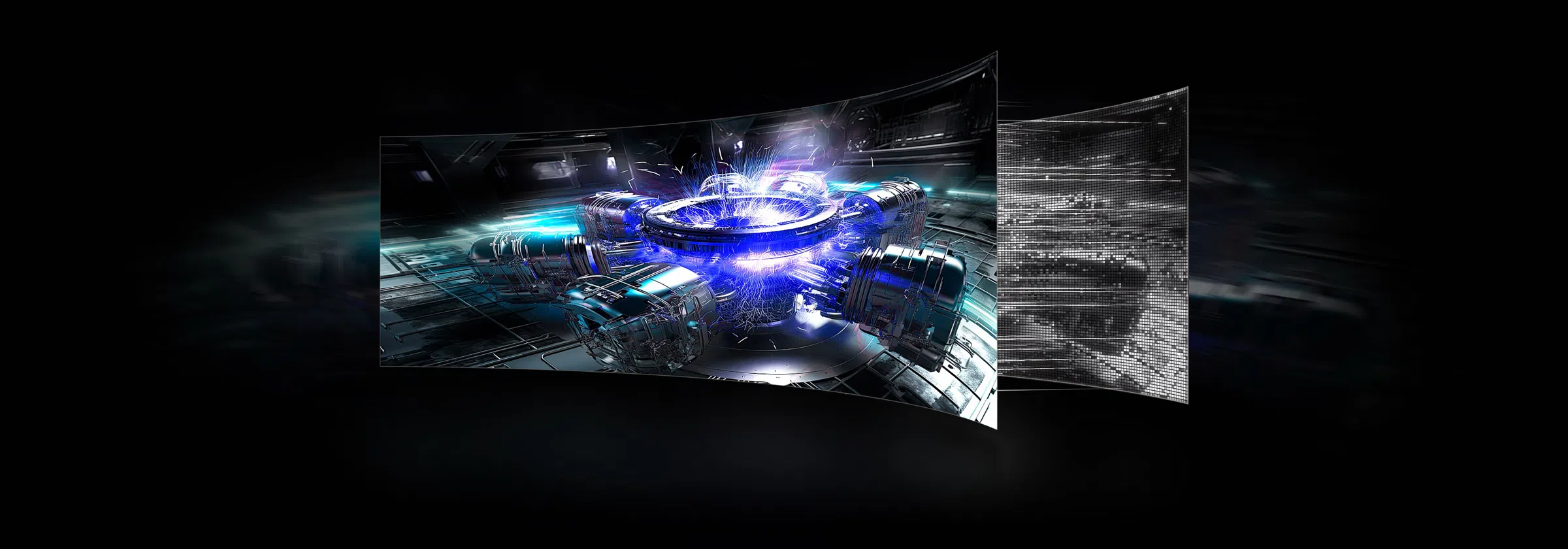 מסך TCL 57'' 4K Curved 57R94