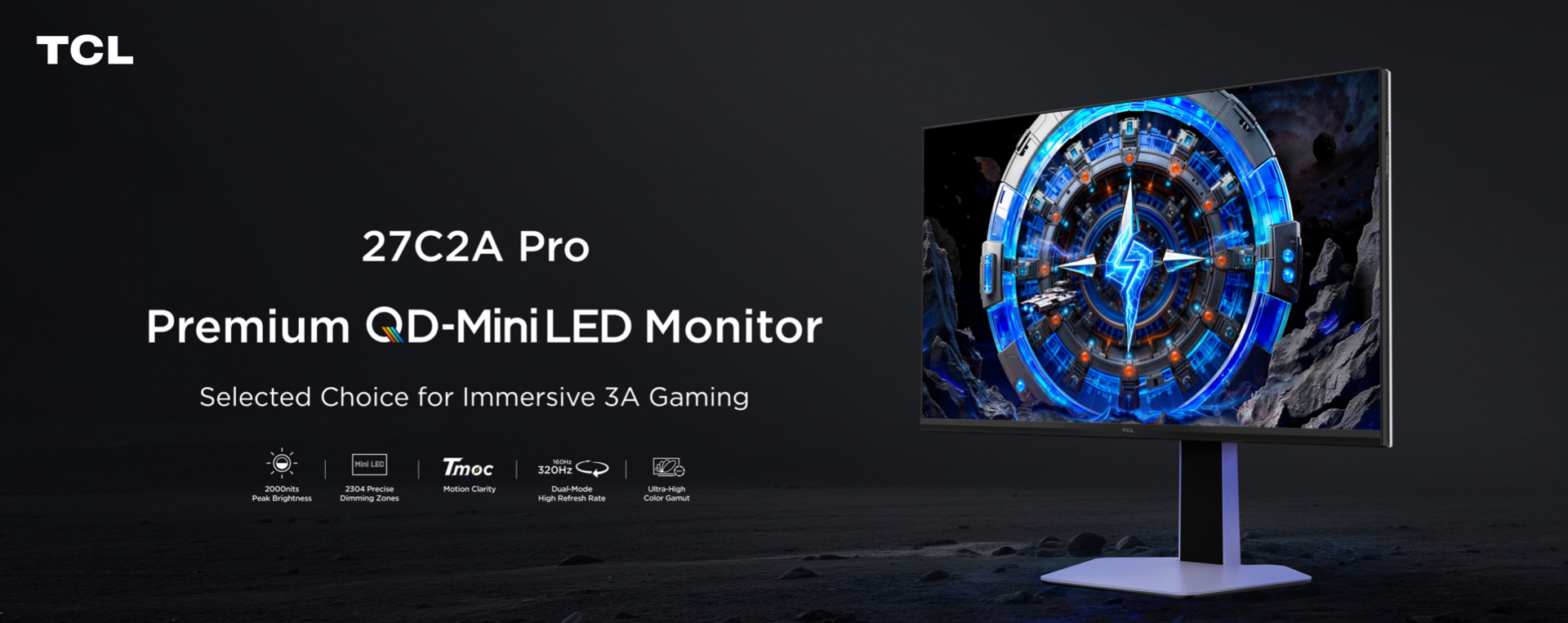 TCL C2A Pro Premium QD-Mini LED Monitor