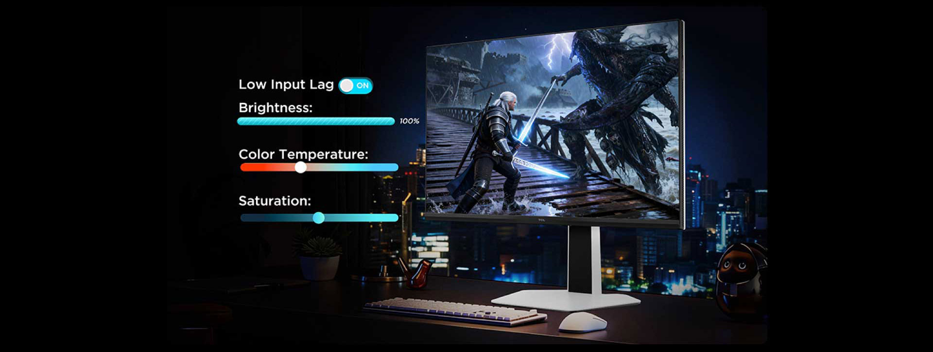 乐竟体育 27C2A Monitor with three professional game scene modes