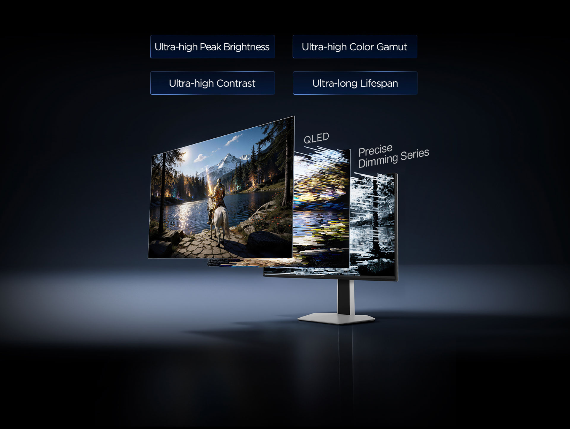 乐竟体育 27C2A Monitor QD-MiniLED offers higher contrast, richer colors