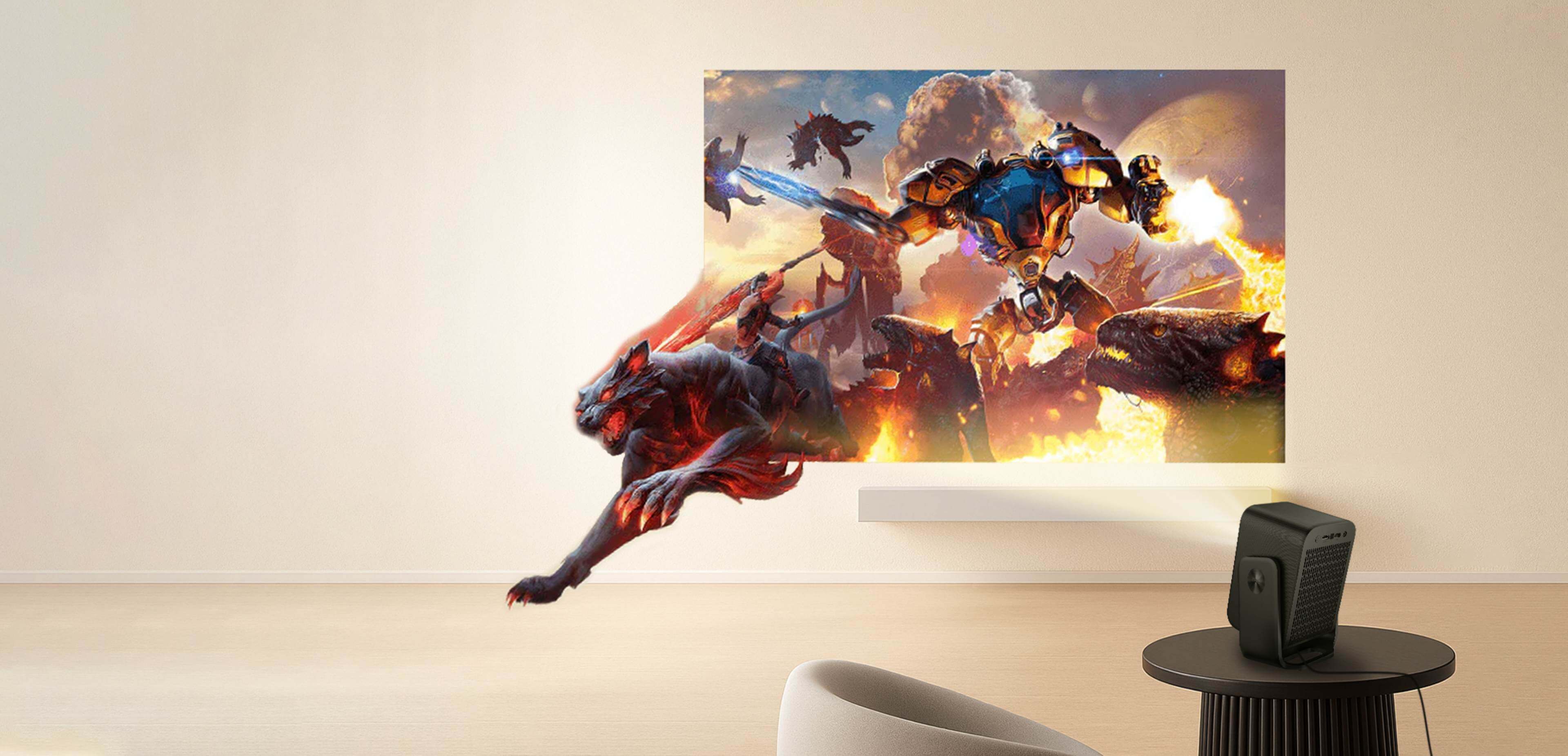 TCL Projector C1 1080P 4K Google TV Netflix Licensed Big Screen