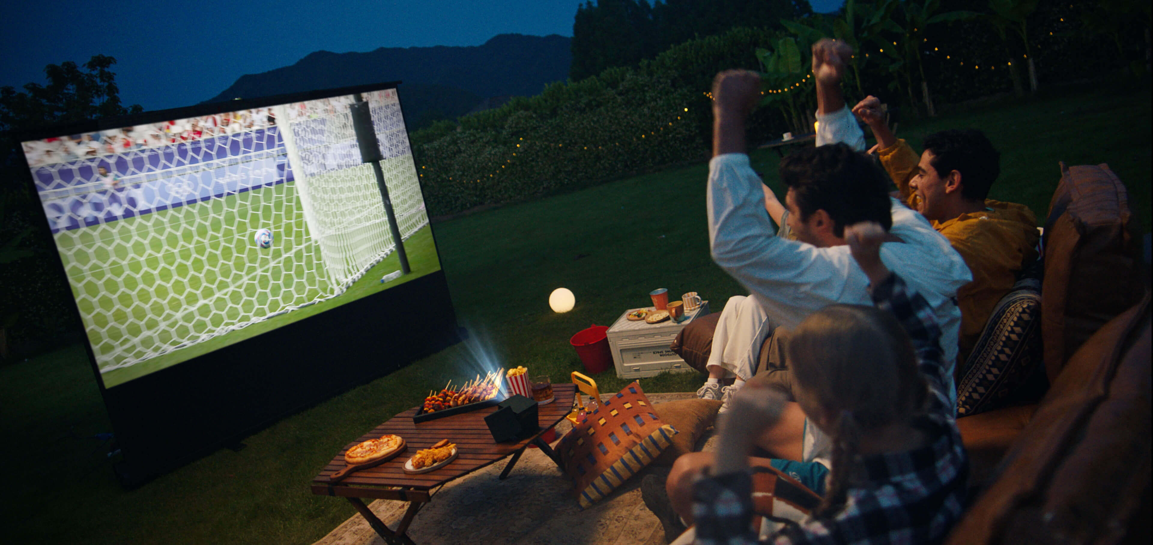 TCL PlayCube Projector visual display