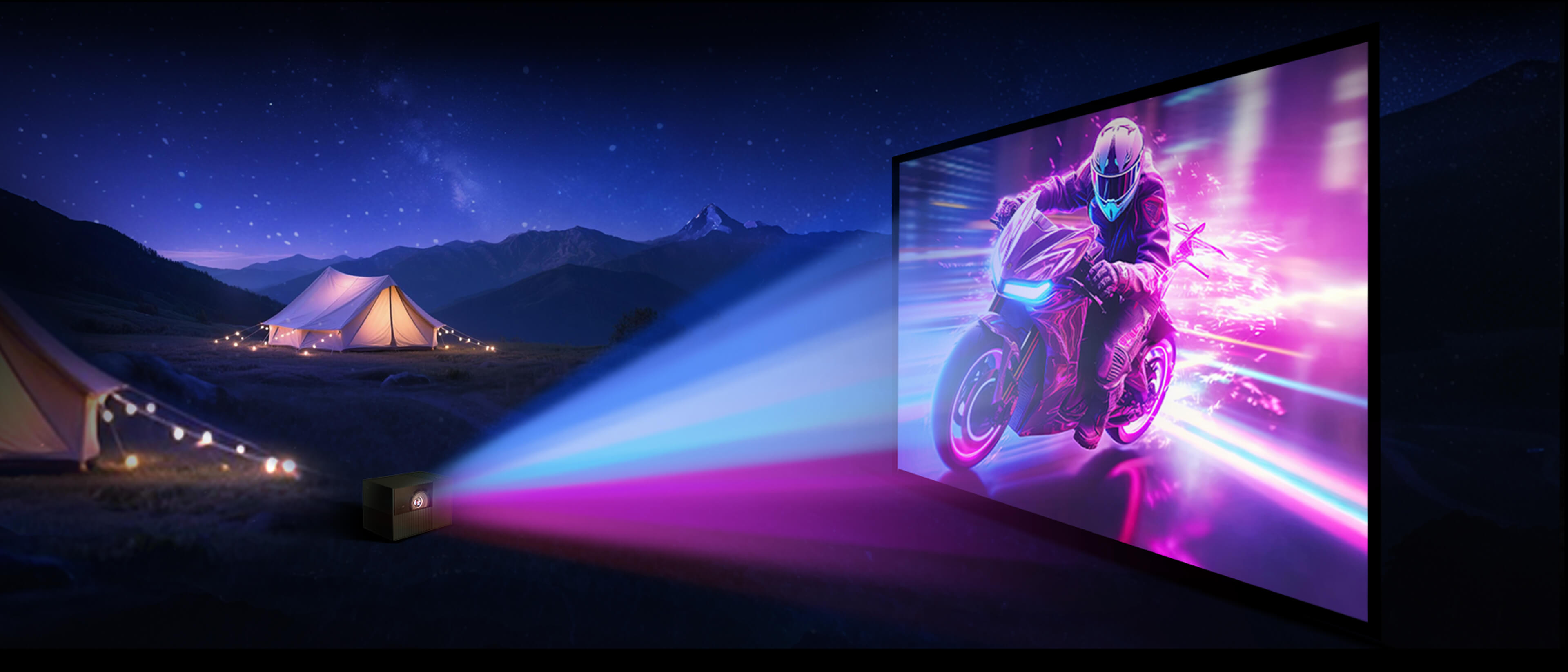 TCL PlayCube Projector Using Osram's latest-generation 3-color LED