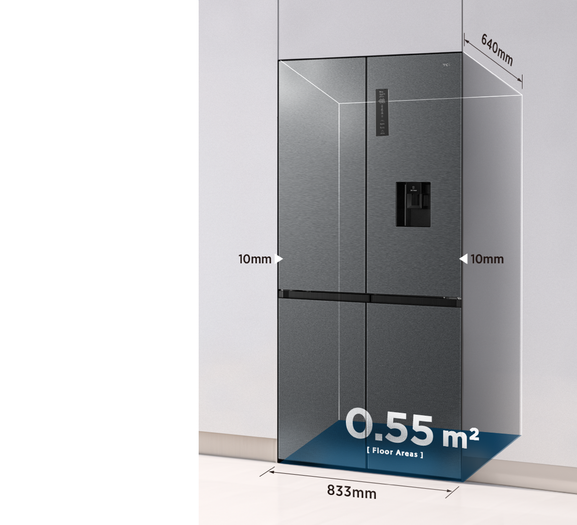  TCL Refrigerator C521CDD 518L capacity