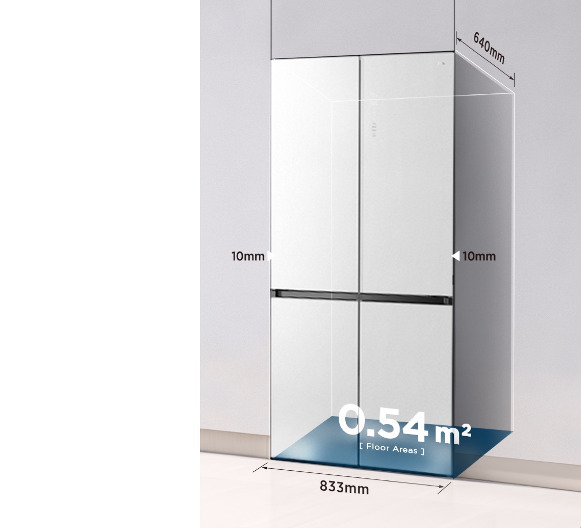 TCL C521CD-Multi Doors Refrigerator 521L Gross capacity