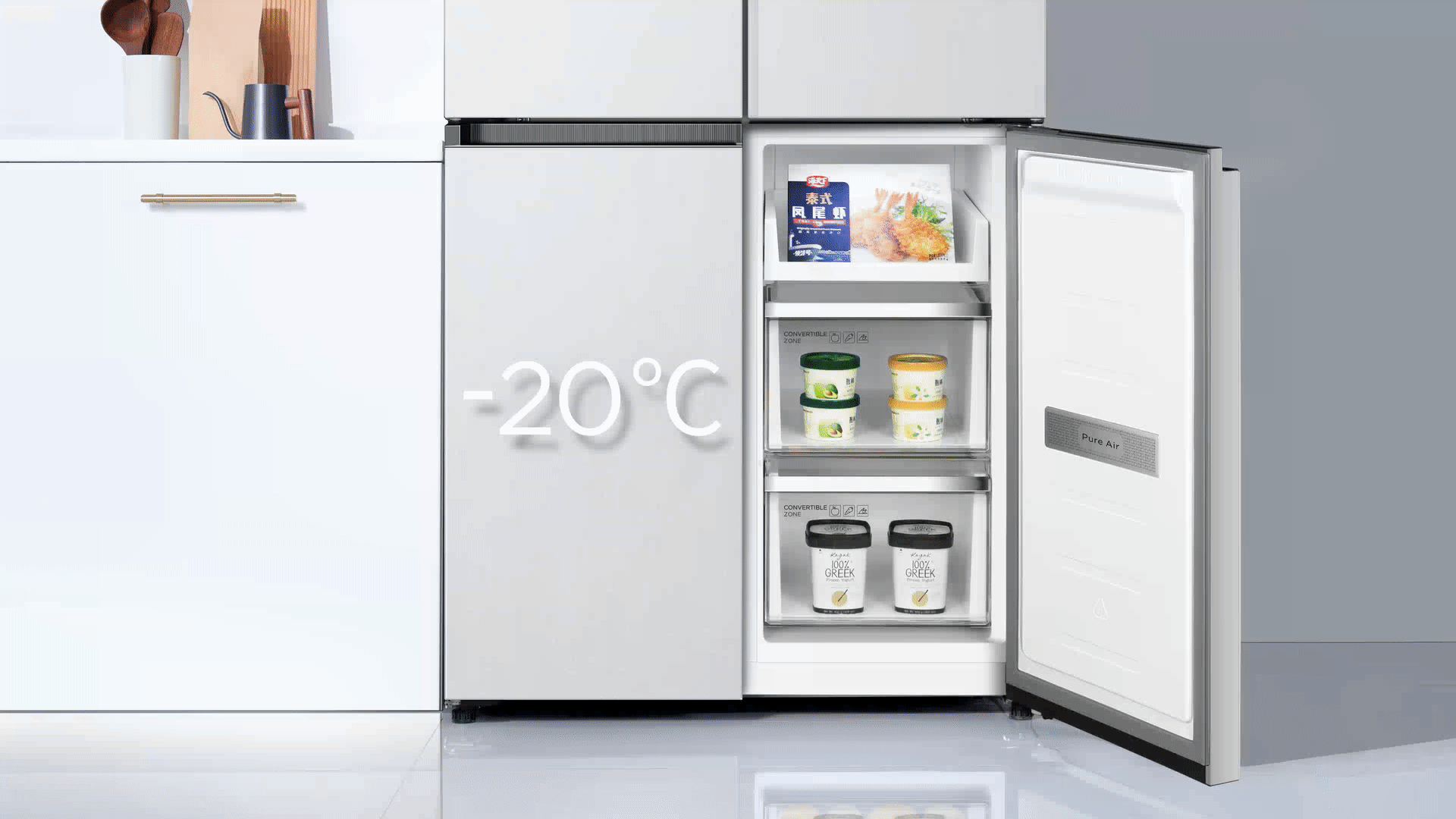 C521CD Refrigerator convertible temperature 5℃ to -20℃