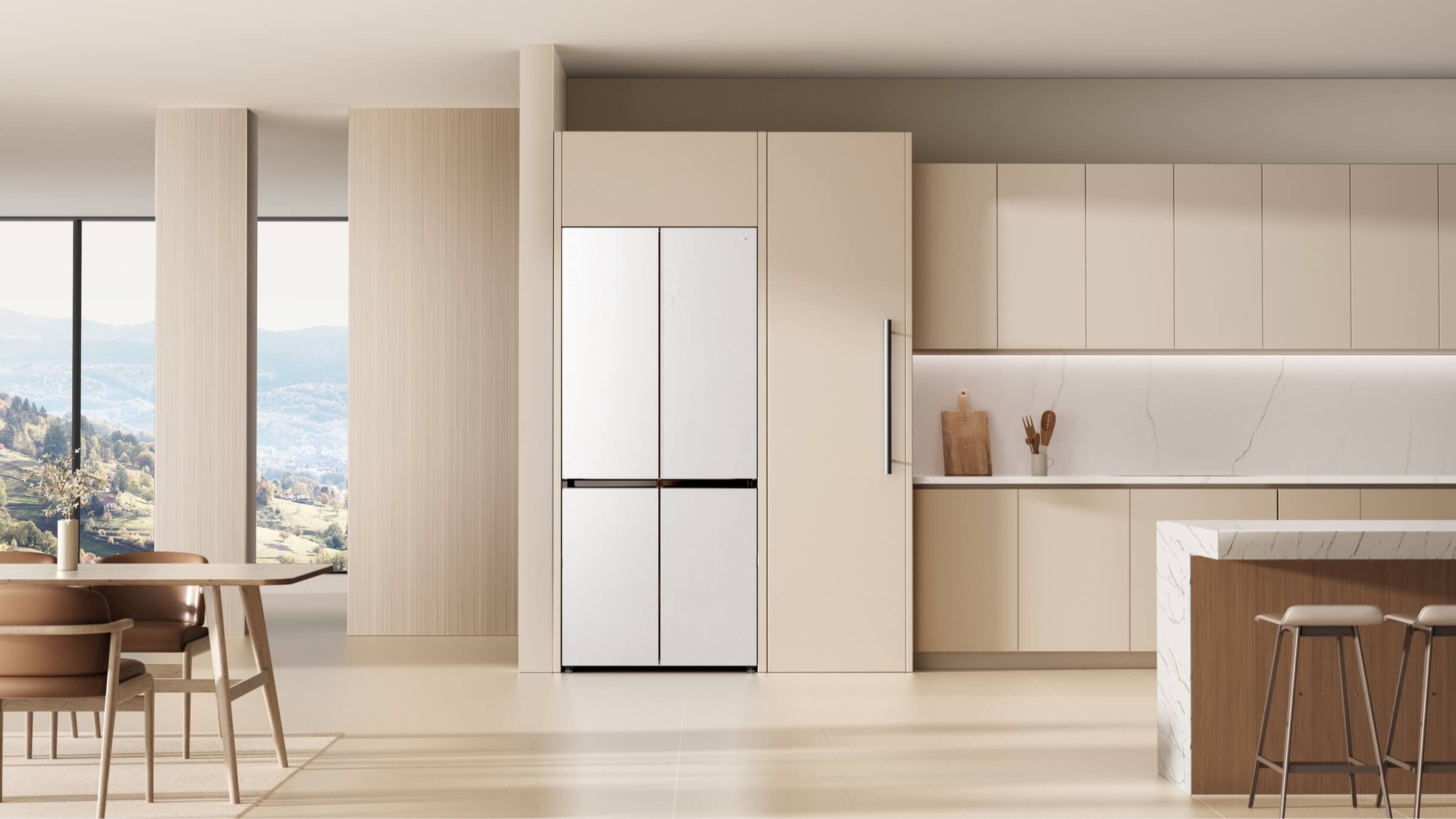 TCL C521CD-Multi Doors Refrigerator diaplay 