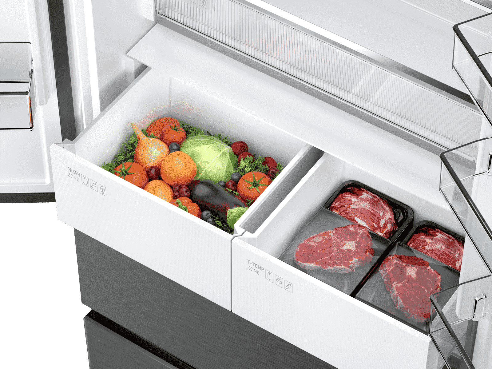 TCL C530FD French Door Refrigerator-Built-in | TCL Global