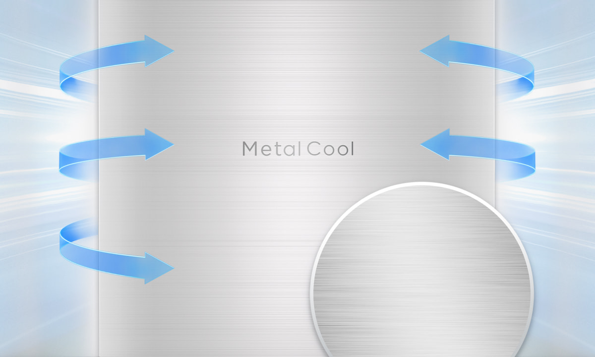 TCL Refrigerator Metal Cool maintain consistent temperature