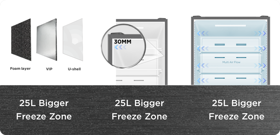 TCL Refrigerator Ultra-thin thickness