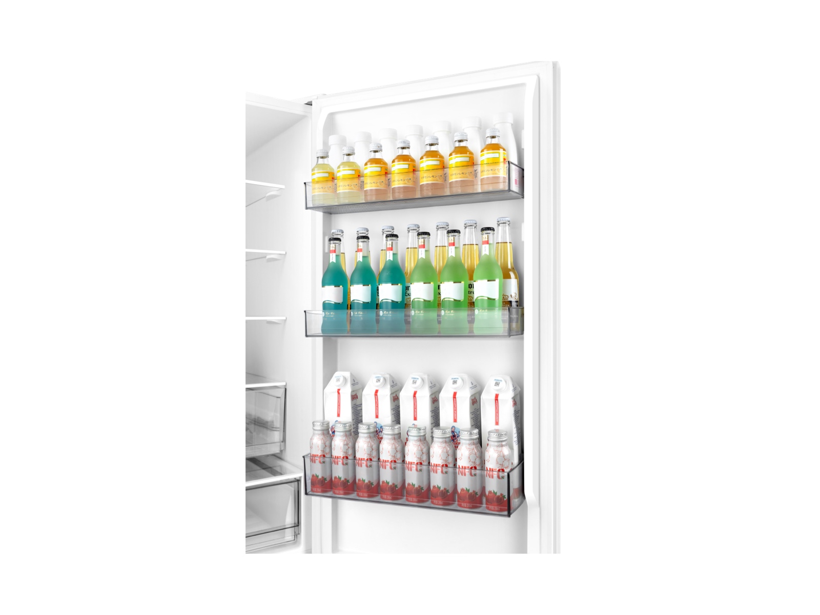 TCL 409L Two Door Bottom Mount Refrigerator P409BF