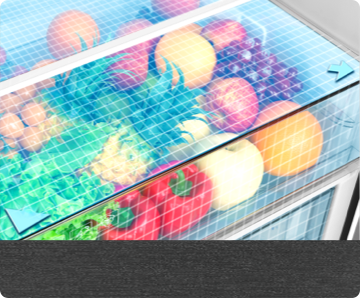 TCL P409BF Refrigerator 5L Bigger Fresh Drawers