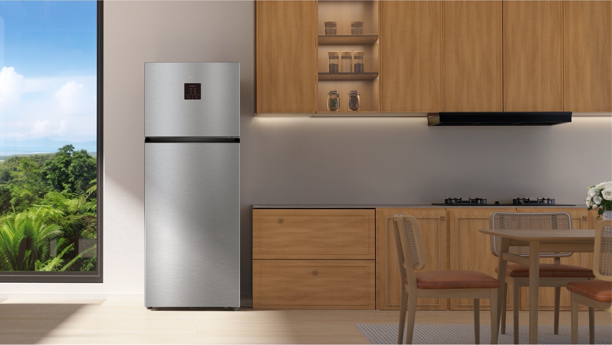 TCL P465TM Top Mount Refrigerator