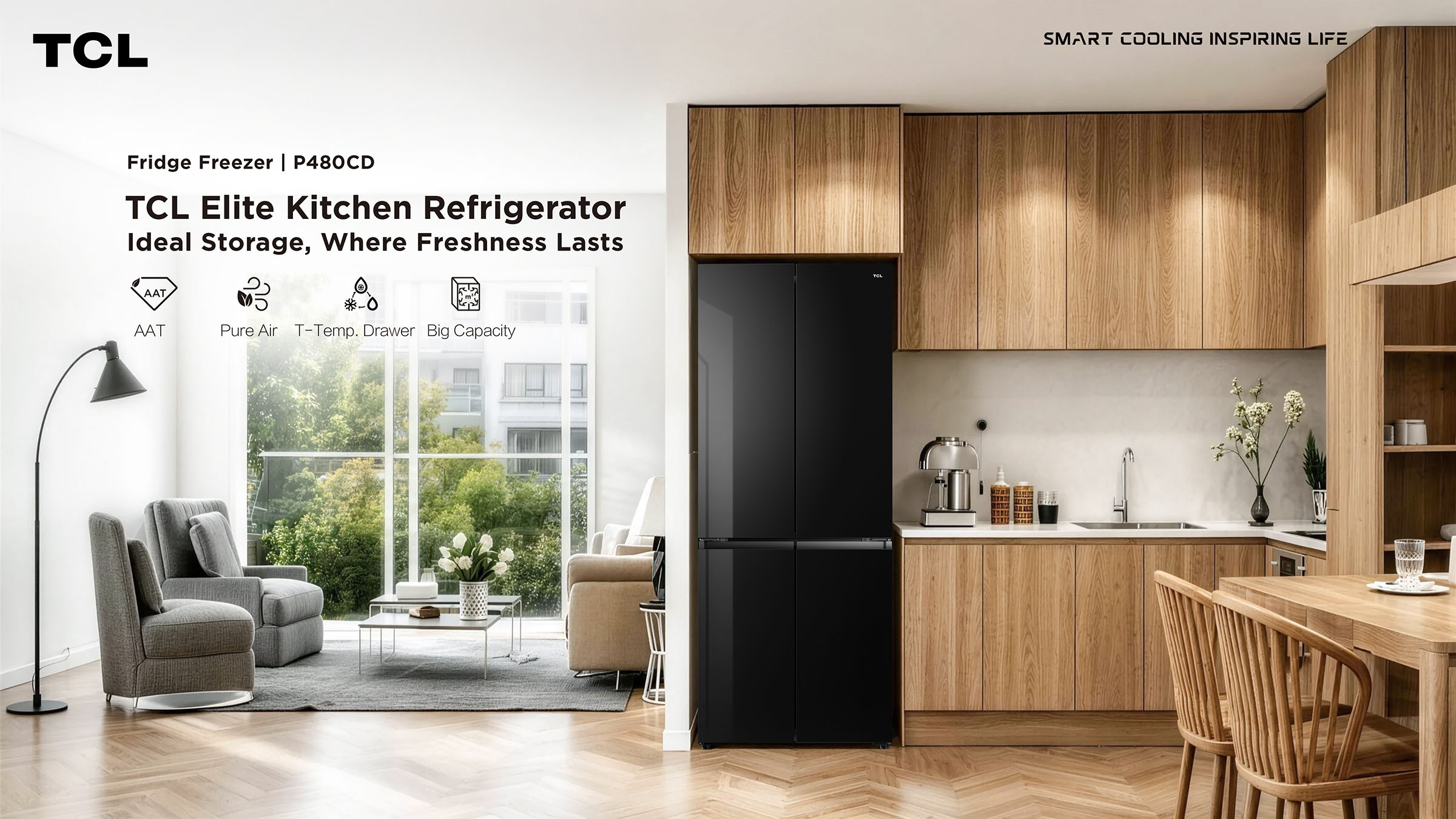 乐竟体育 Elite Kitchen Refrigerator Series -Refrigerator P350BF