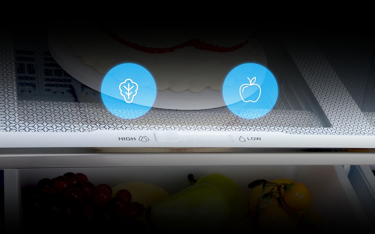 TCL P595FD Refrigerator Control the Humidity