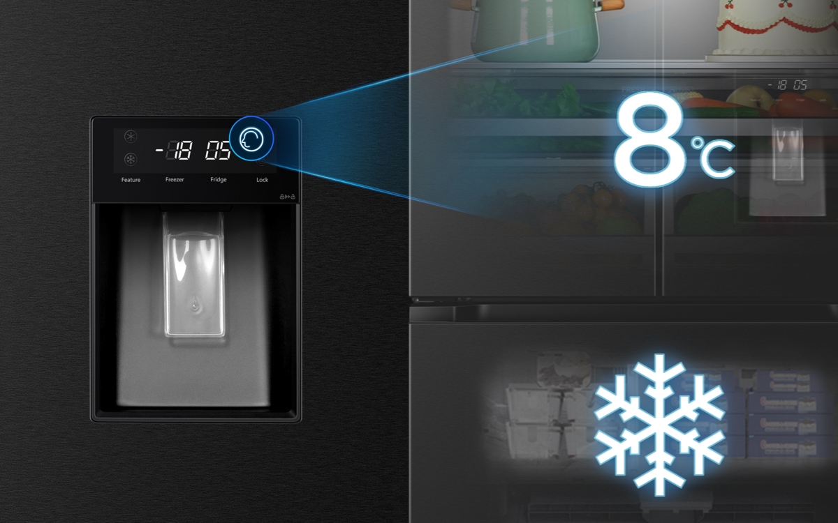 LETOU - ��Ͷ C387BF Refrigerator Faster cooling and Better Food Preservation