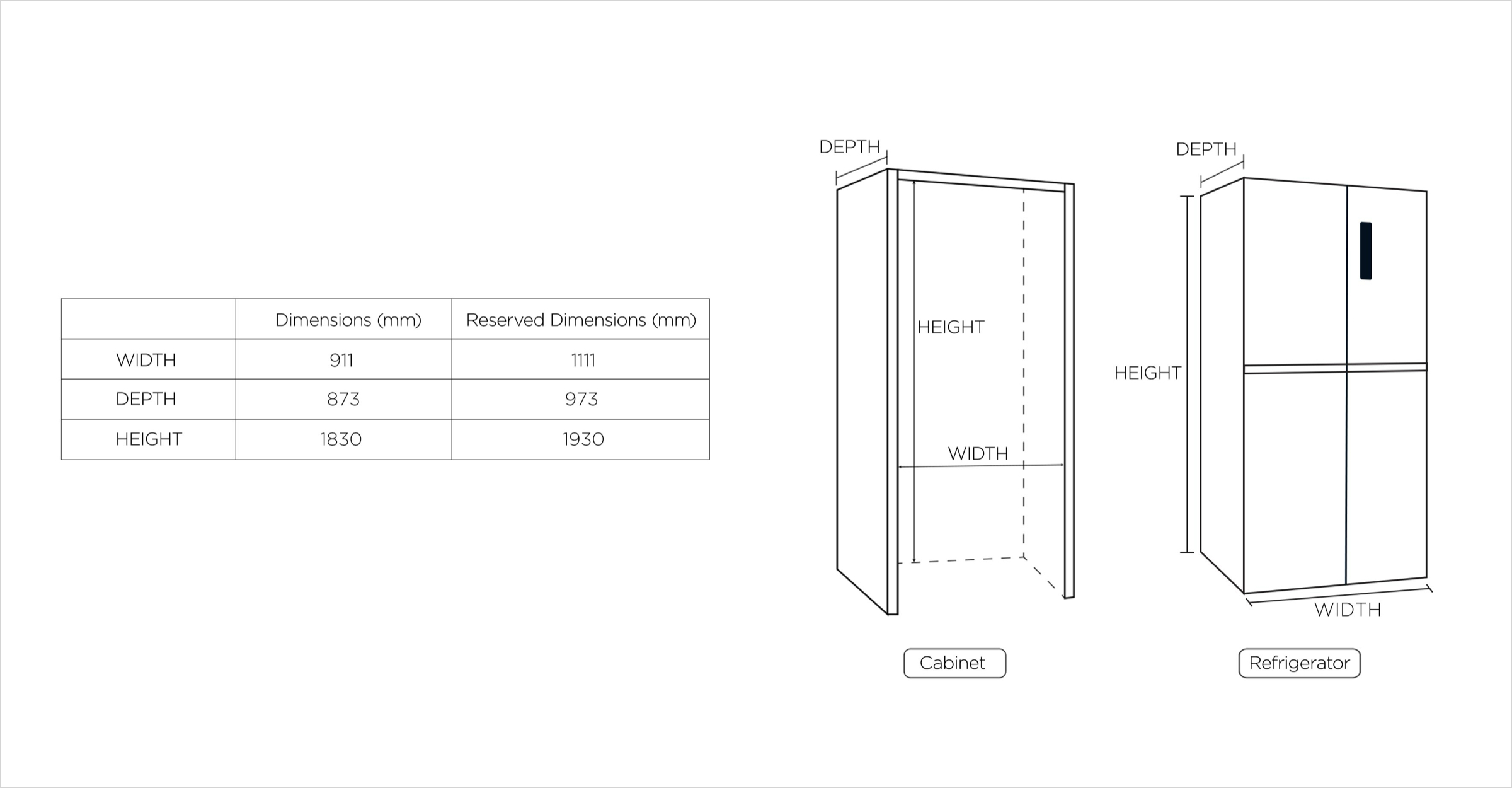 TCL P810CD Multi-Door No-Frost Refrigerator | TCL Global