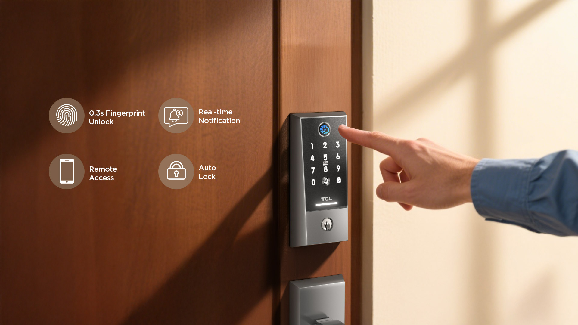 TCL D2 Plus Fingerprint Smart Lock