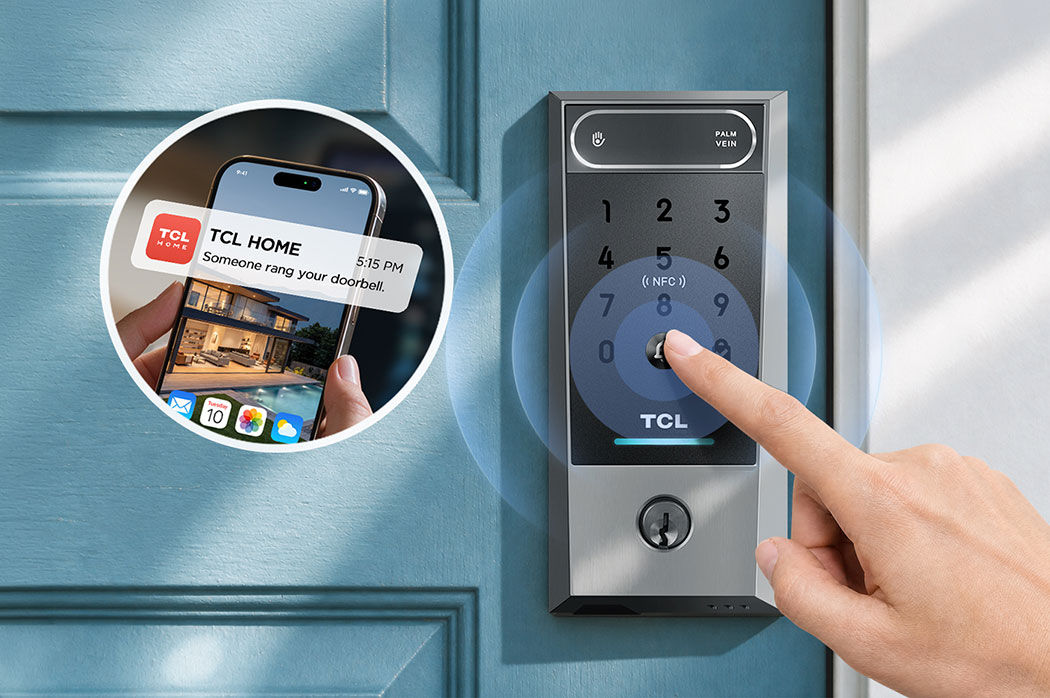 TCL K1 Fingerprint Smart Door Auto Lock 0.3s Fingerprint Unlock