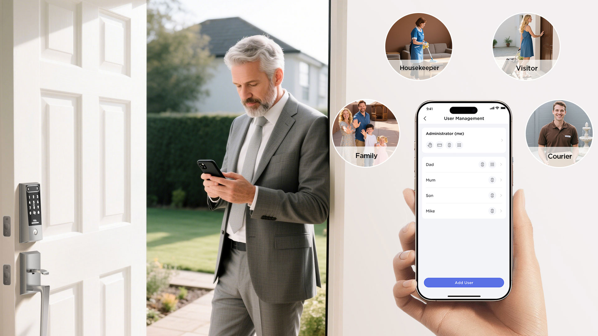TCL D2 Pro Smart Lock Access User Management